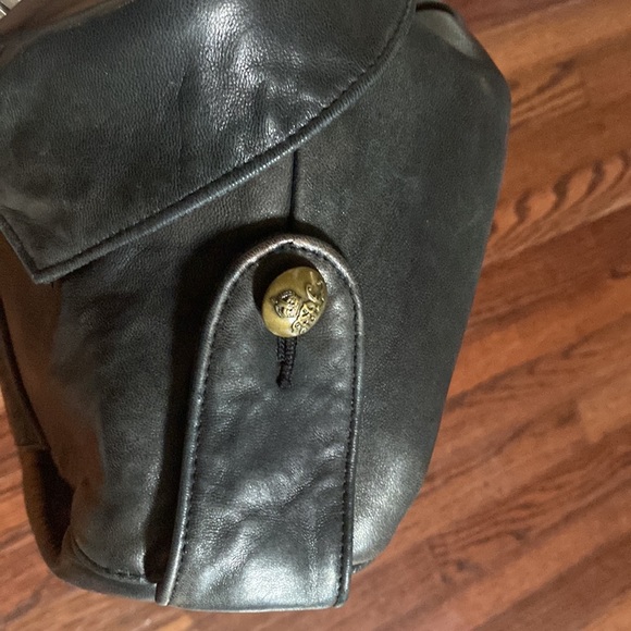 Ralph Lauren Blue Label Cropped Black Leather Jacket - Picture 12 of 14